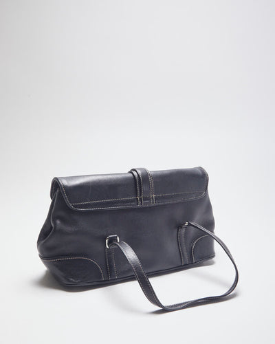 Coach Black Leather Mini Handbag