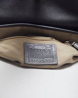 Coach Black Leather Mini Handbag