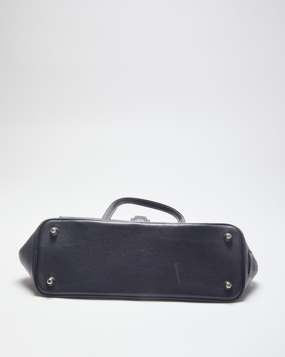 Coach Black Leather Mini Handbag