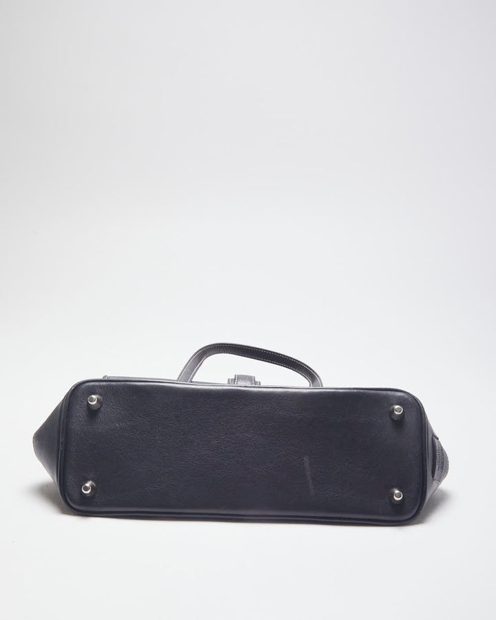 Coach Black Leather Mini Handbag