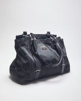 Vintage Coach Monogram Hand Bag