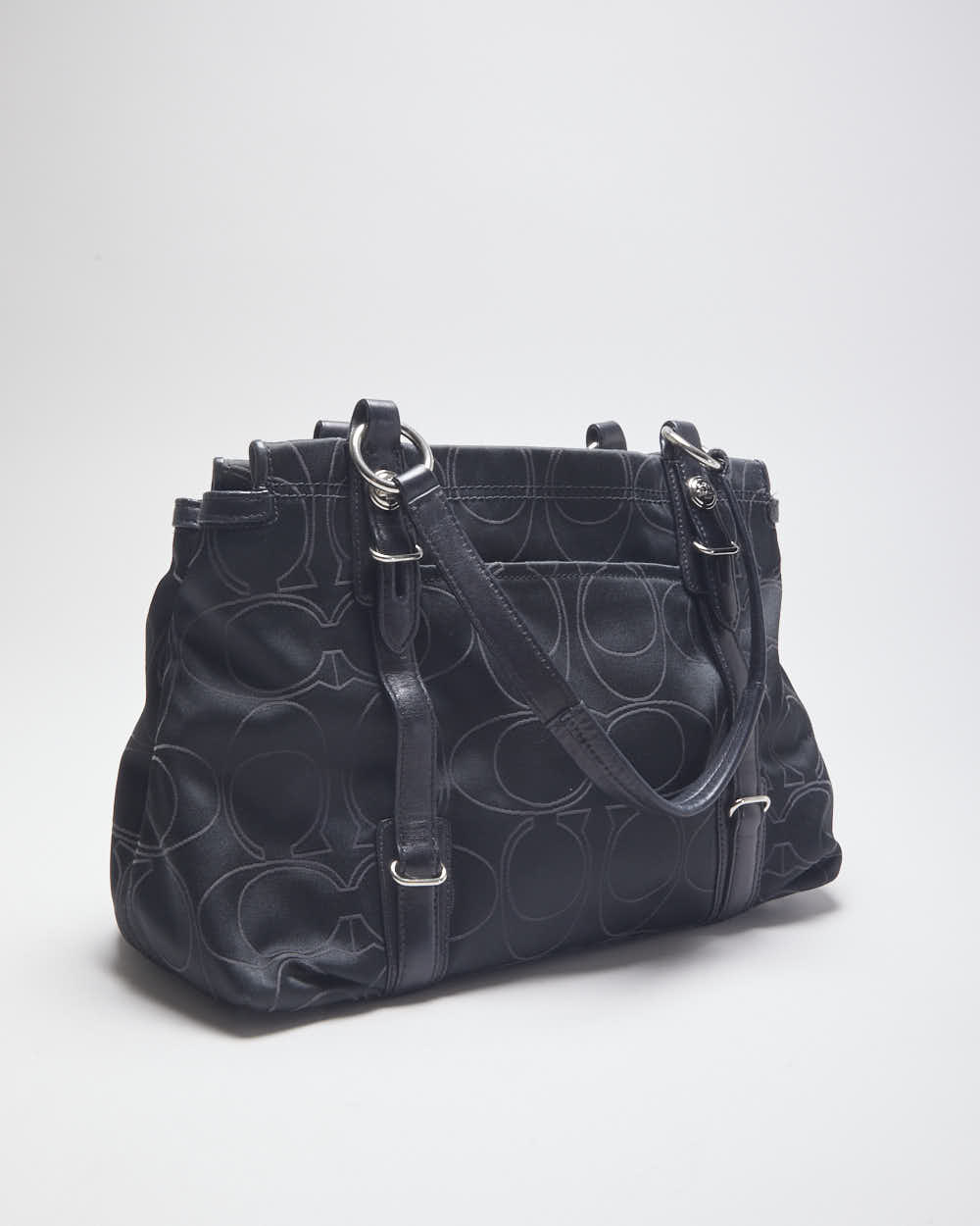 Vintage Coach Monogram Hand Bag