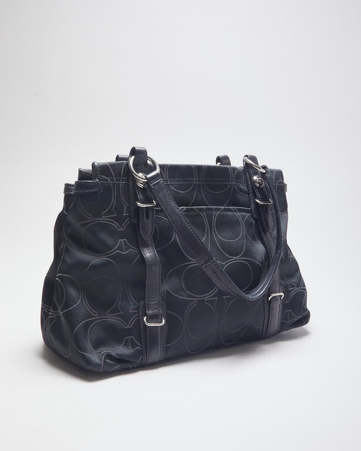 Vintage Coach Monogram Hand Bag