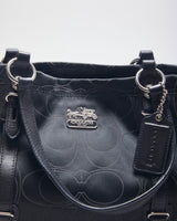 Vintage Coach Monogram Hand Bag