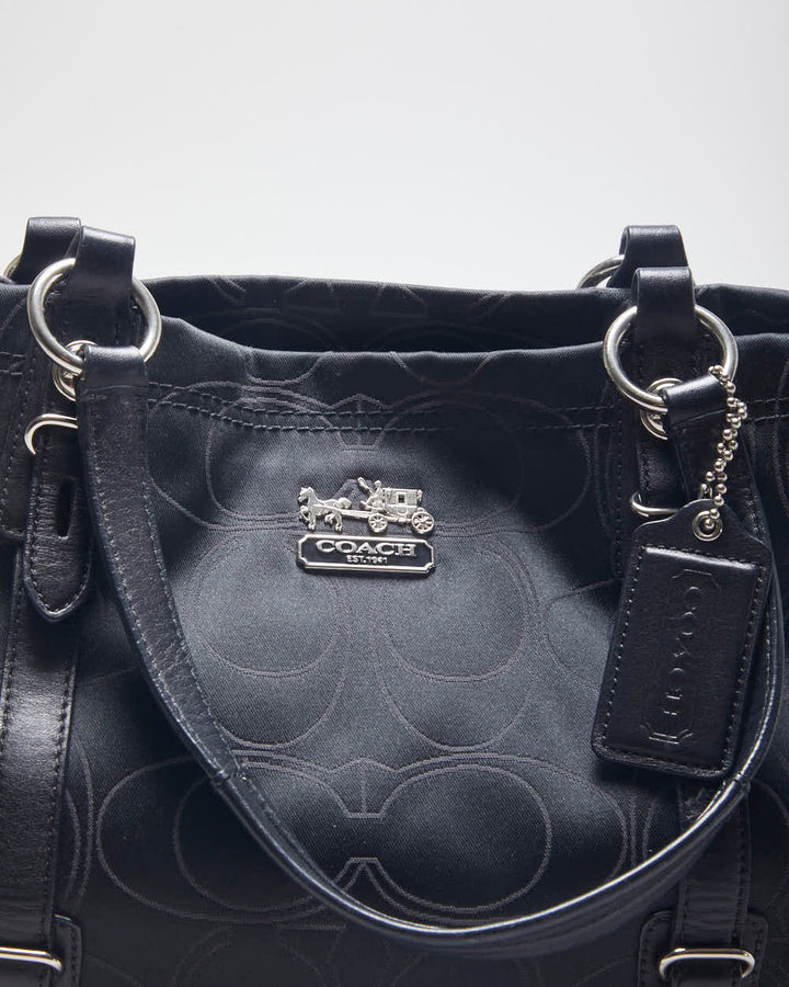 Vintage Coach Monogram Hand Bag