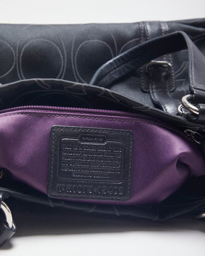 Vintage Coach Monogram Hand Bag