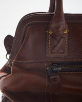 Vintage Coach Brown Leather Handbag &amp; PUrse