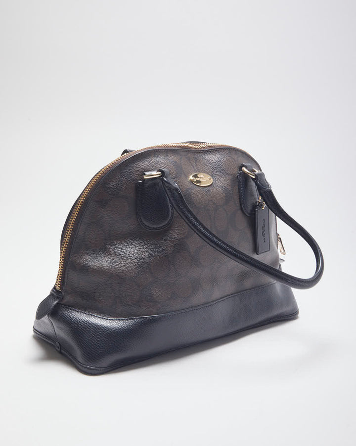 Vintage Y2K Coach Monogram Oval Handbag