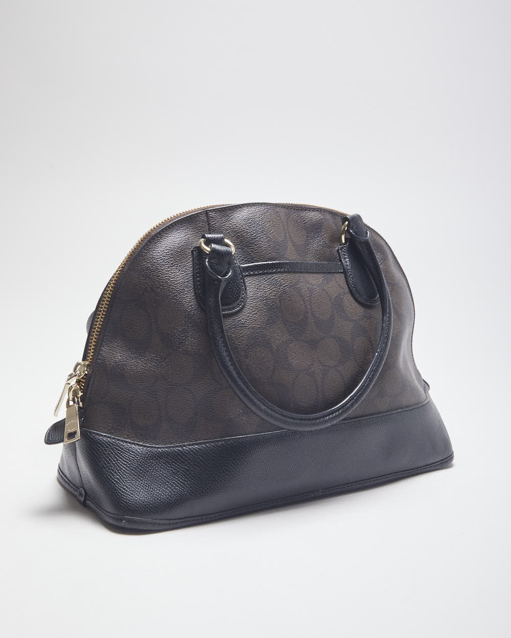 Vintage Y2K Coach Monogram Oval Handbag