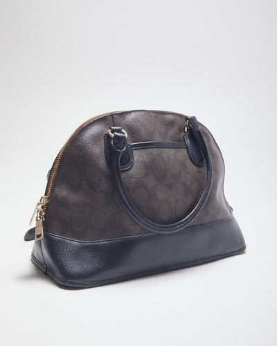 Vintage Y2K Coach Monogram Oval Handbag