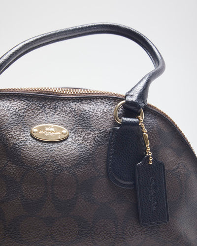 Vintage Y2K Coach Monogram Oval Handbag
