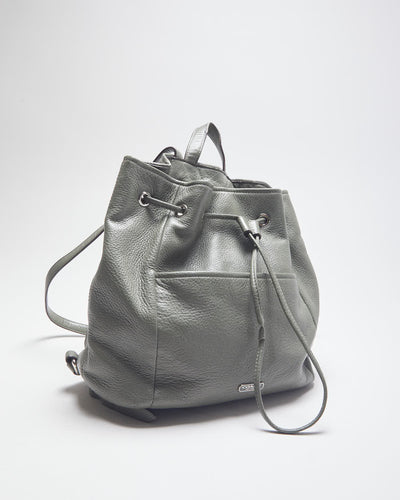 Vintage Y2K Coach Leather Round Backpack
