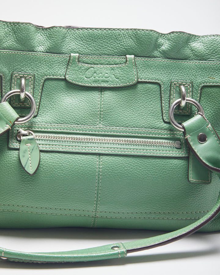 Vintage Y2K Coach Mint Shoulder Bag