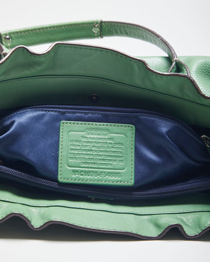 Vintage Y2K Coach Mint Shoulder Bag