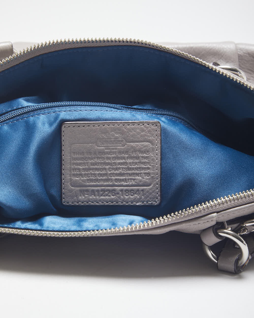 Vintage Y2K Coach Grey Crossbody Bag