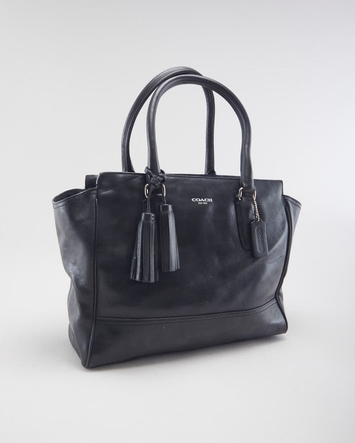 Coach Black Leather Handbag