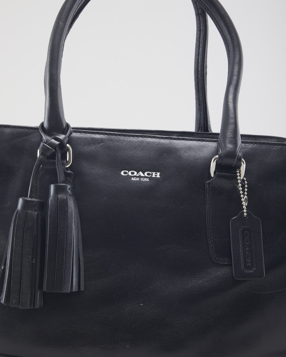 Coach Black Leather Handbag
