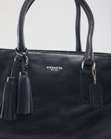 Coach Black Leather Handbag