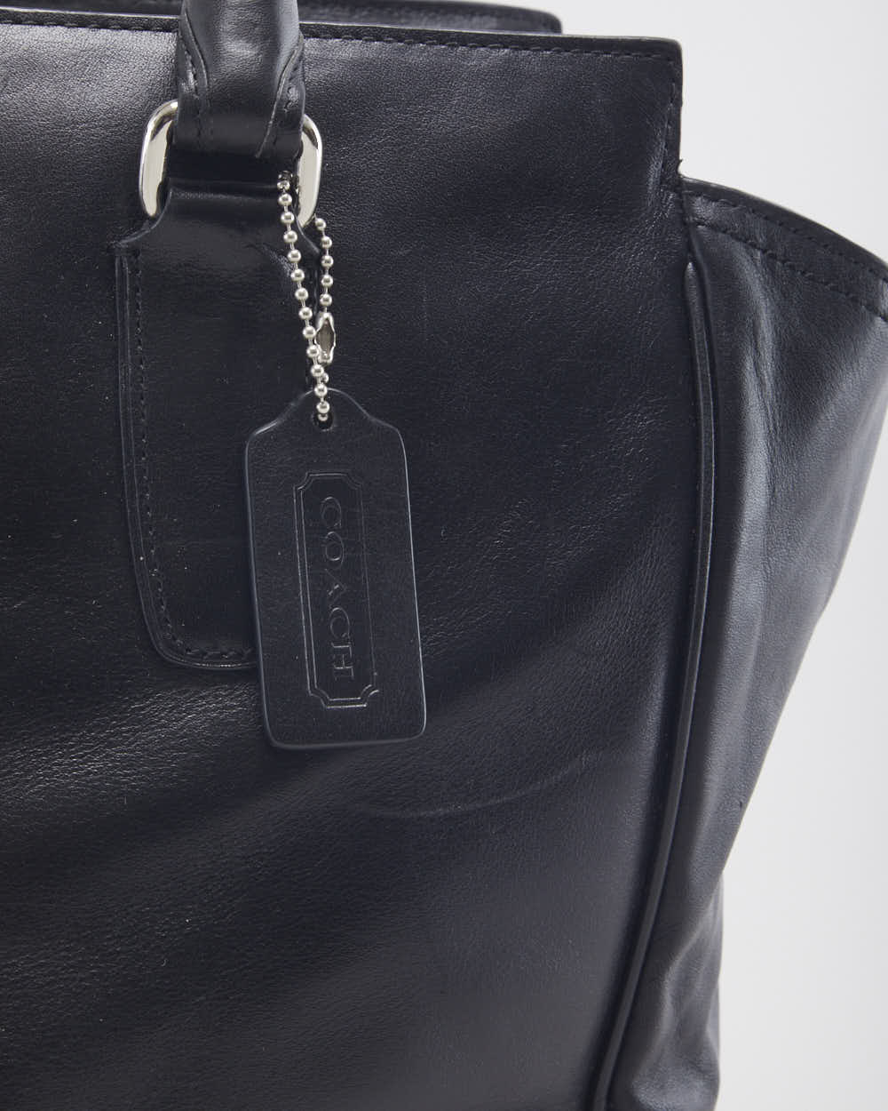 Coach Black Leather Handbag