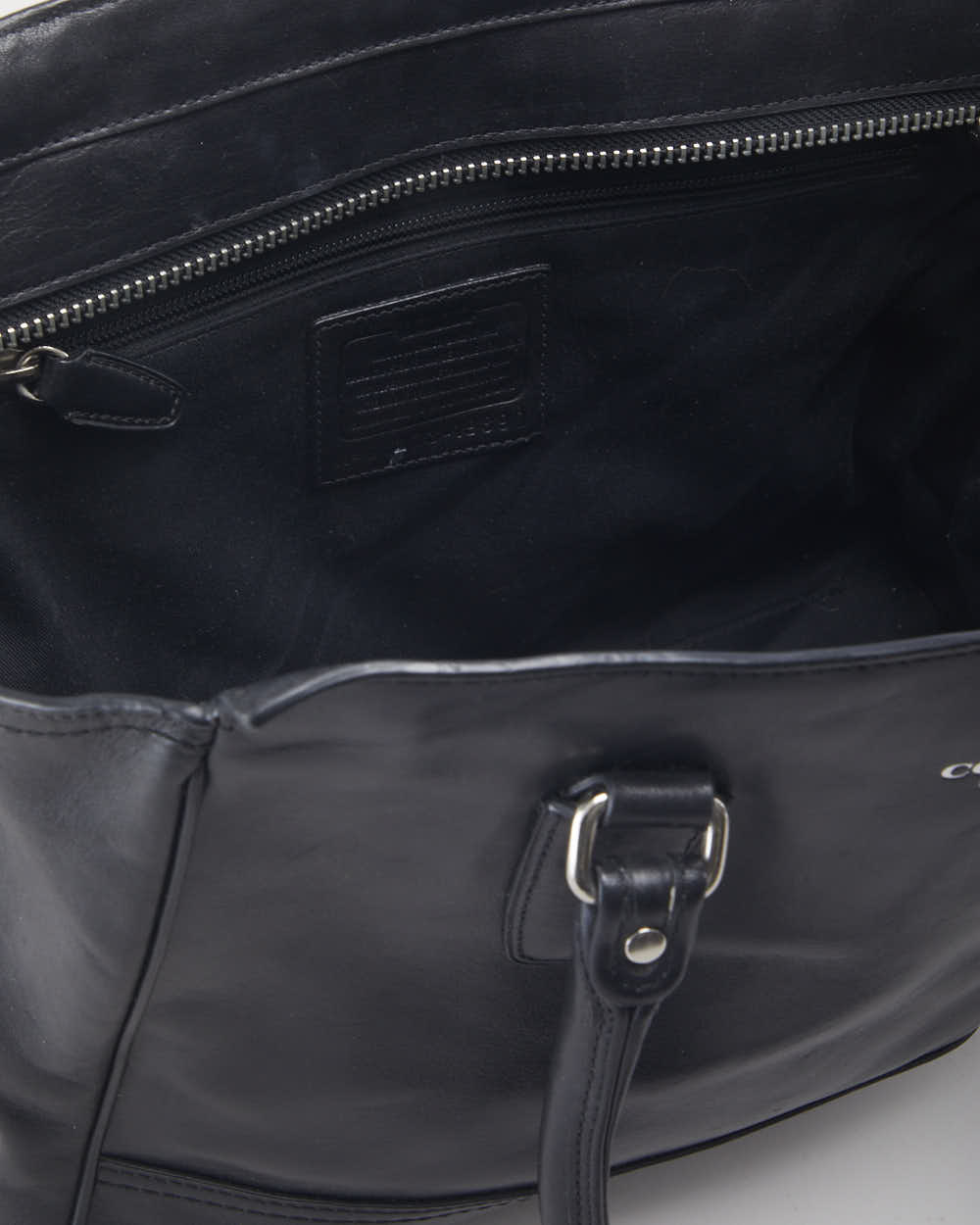 Coach Black Leather Handbag