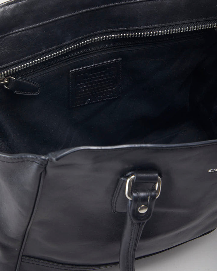 Coach Black Leather Handbag
