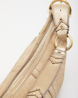 Coach Gold Leather Mini Handbag