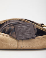 Coach Gold Leather Mini Handbag