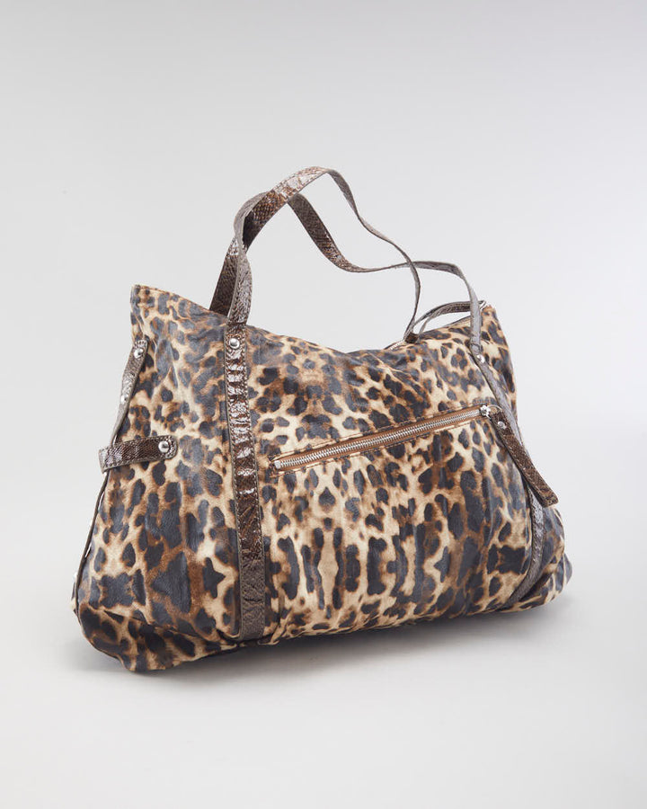 Y2k 00s Guess Leopard Print Handbag