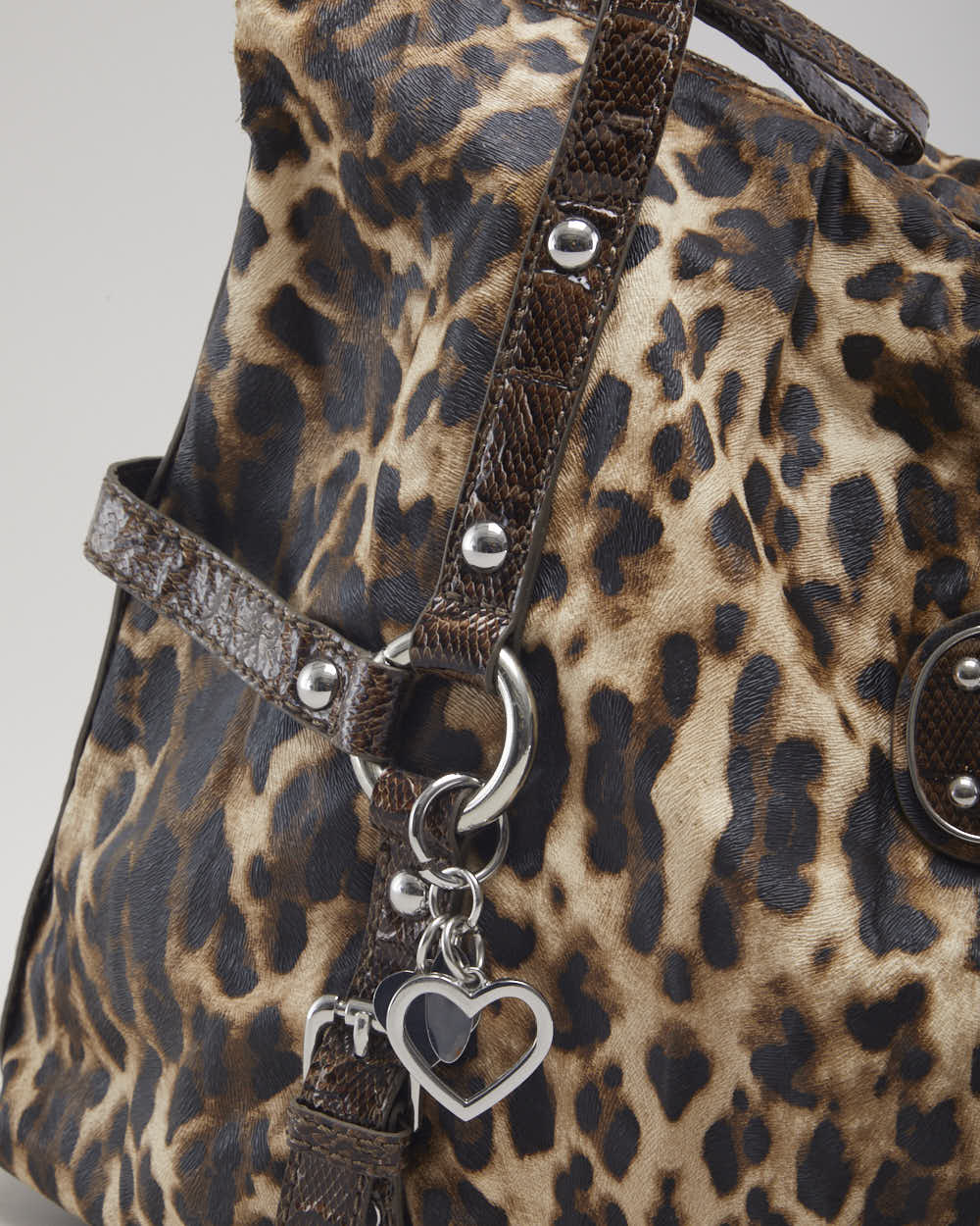Y2k 00s Guess Leopard Print Handbag