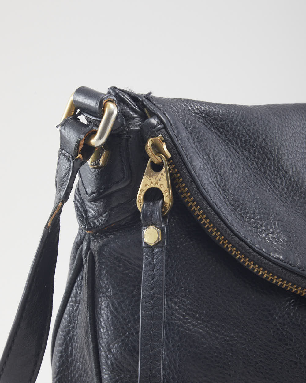 Marc Jacobs Black Leather Cross-body Bag