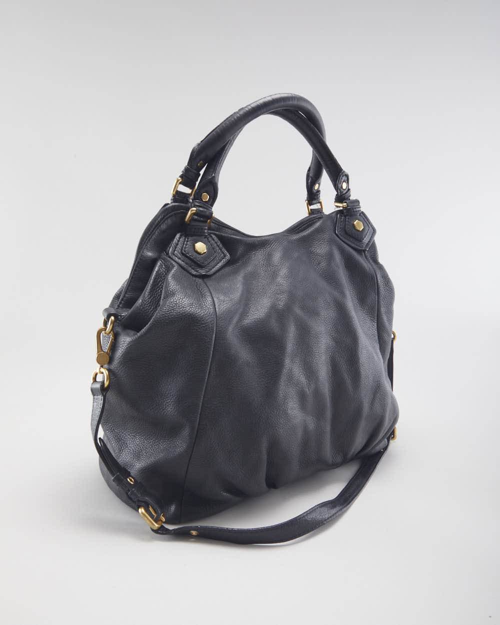 Marc Jacobs Black Leather Shoulder Bag – Rokit