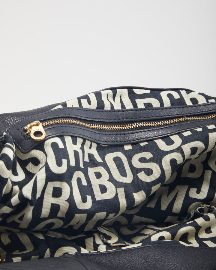 Marc Jacobs Black Leather Shoulder Bag