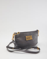 Marc Jacobs Grey Leather Cross-body Bag