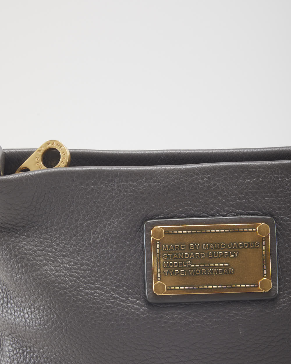Marc Jacobs Grey Leather Cross-body Bag