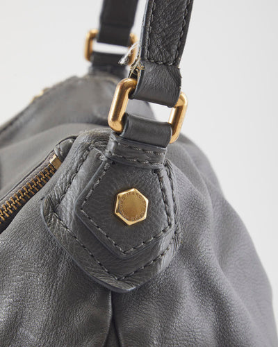 Marc Jacobs Grey Leather Cross-body Bag