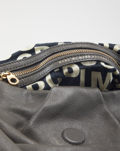 Marc Jacobs Grey Leather Cross-body Bag