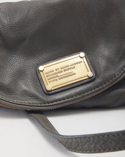 Marc Jacobs Grey Leather Cross-body Bag