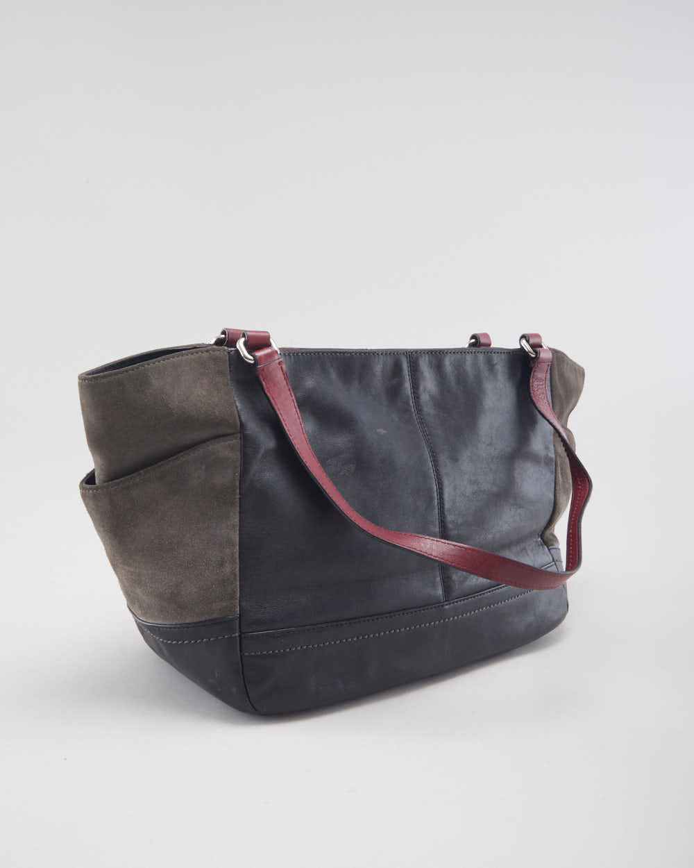 Coach Suede &amp; Leather Handbag