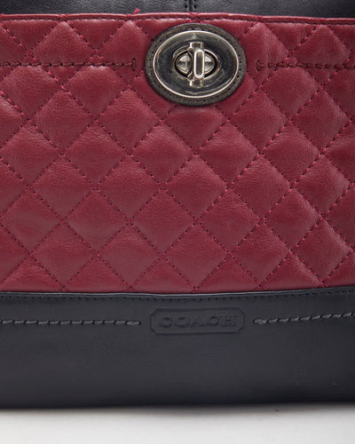 Coach Suede & Leather Handbag