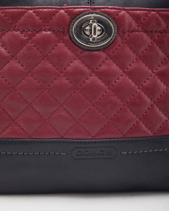 Coach Suede & Leather Handbag