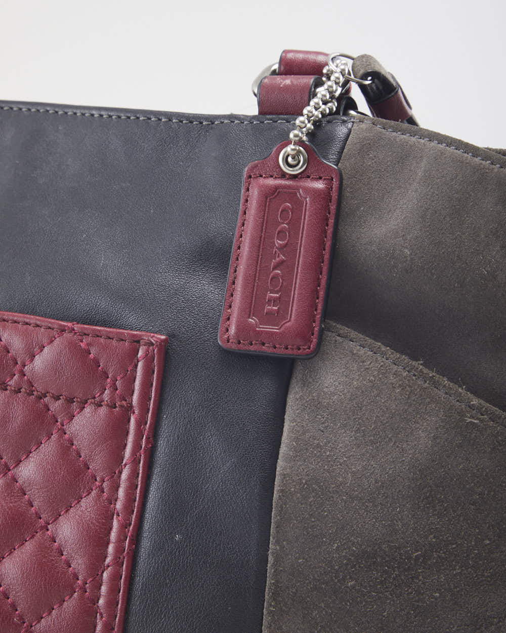 Coach Suede &amp; Leather Handbag