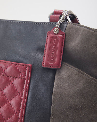Coach Suede & Leather Handbag