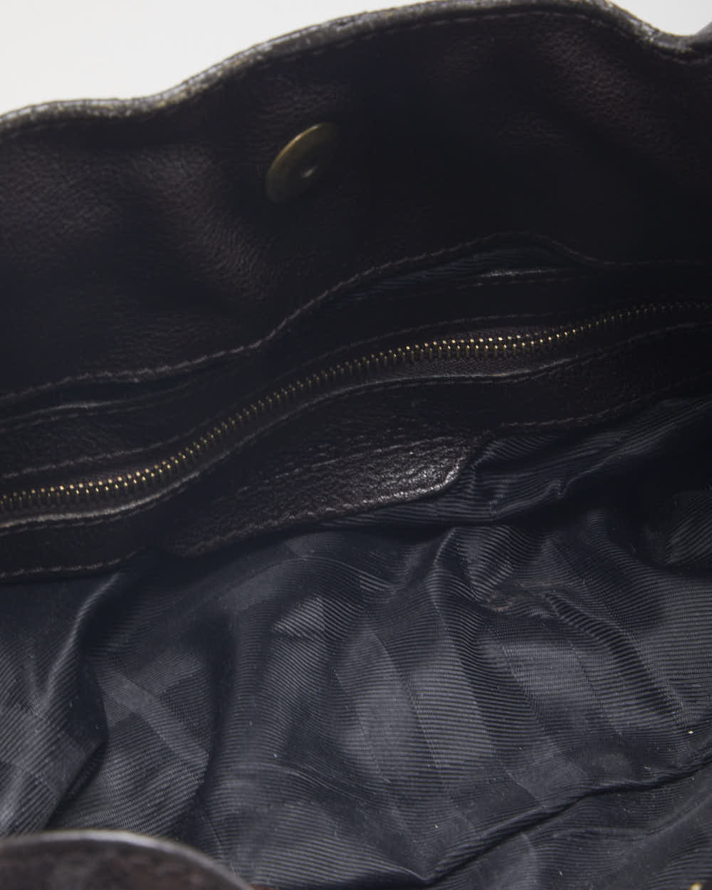 Vintage Burberry Brown Leather Handbag & Purse