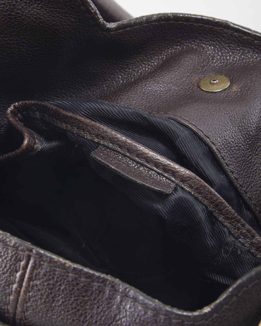 Vintage Burberry Brown Leather Handbag &amp; Purse