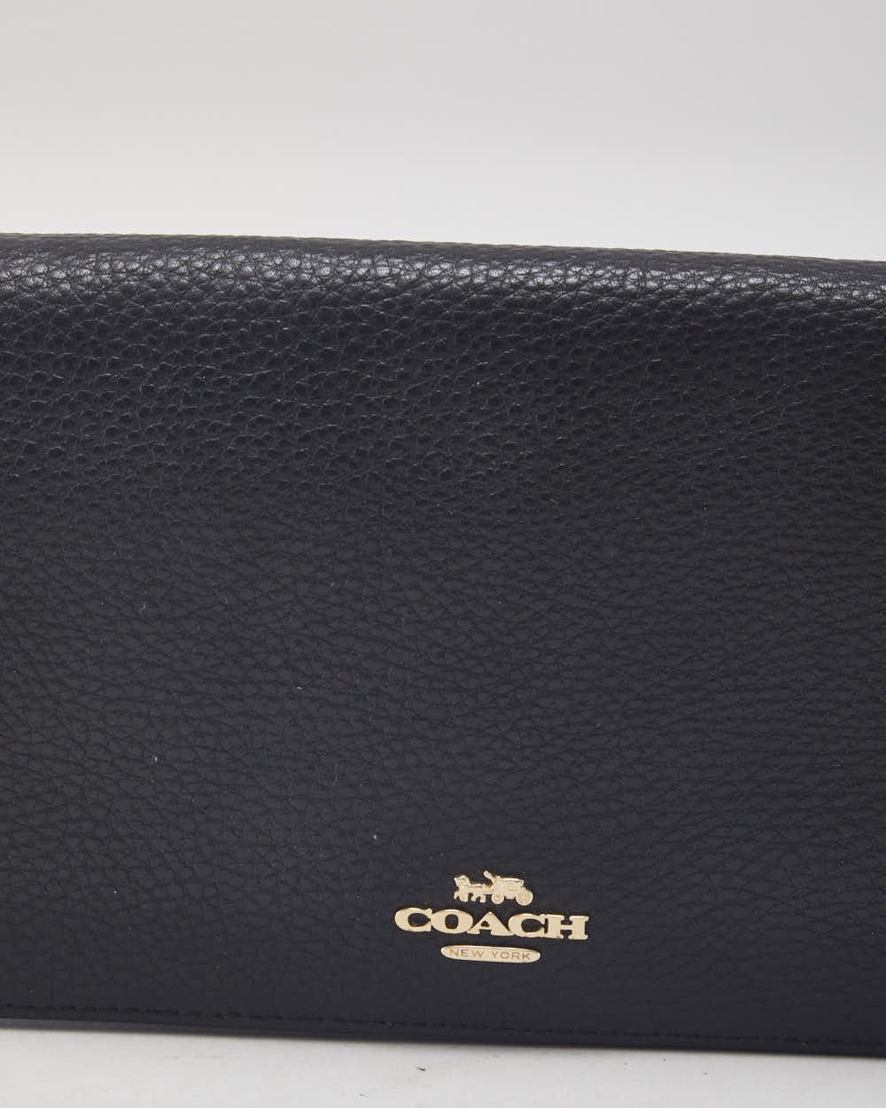 Coach Black Leather Crossbody Bag