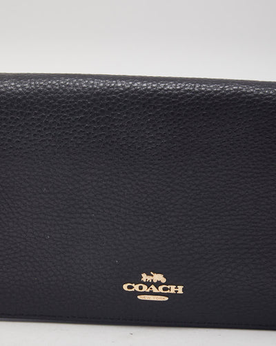 Coach Black Leather Crossbody Bag