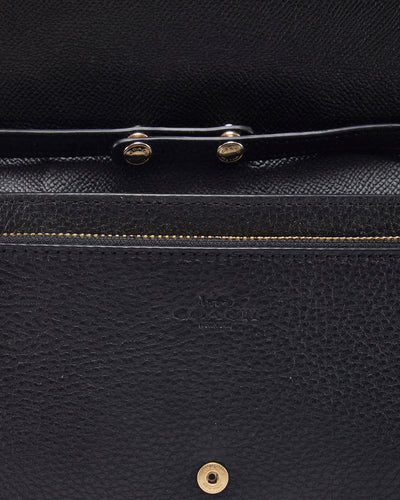 Coach Black Leather Crossbody Bag