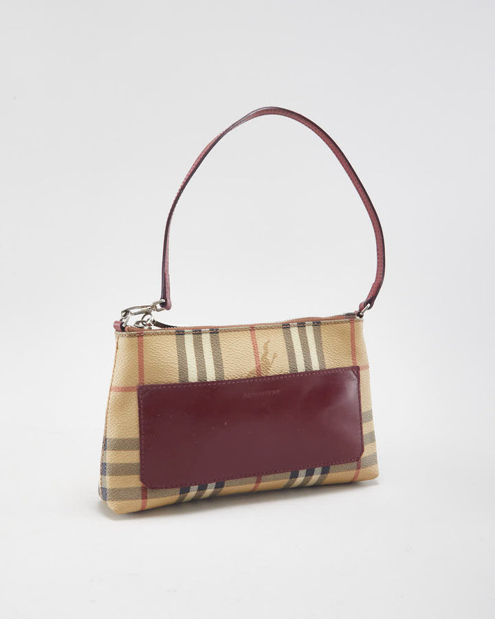 Vintage Burberry Nova Check Mini Handbag – Rokit - Main Image