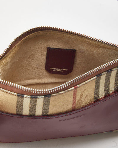 Vintage Burberry Nova Check Mini Handbag