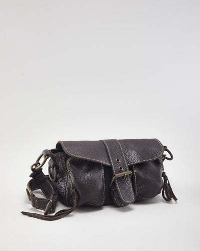 Vintage Roots Brown Leather Handbag